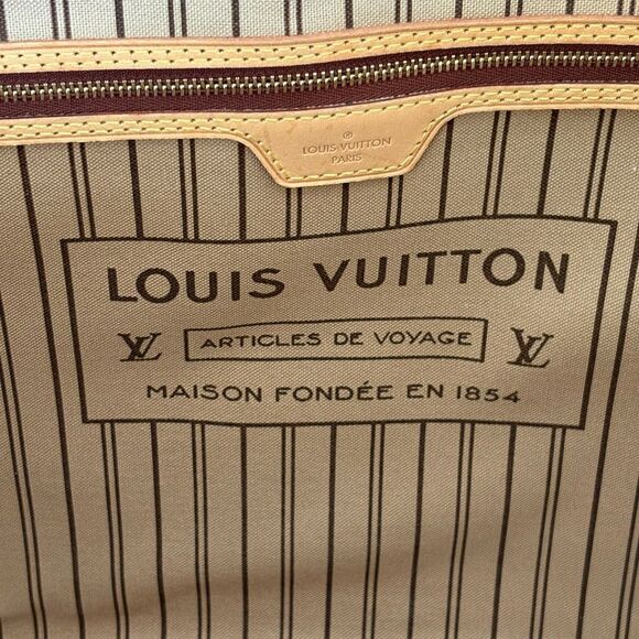 Authentic Louis Vuitton Neverfull GM Classic Monogram Tote Bag Mint Condition - Picture 11 of 17
